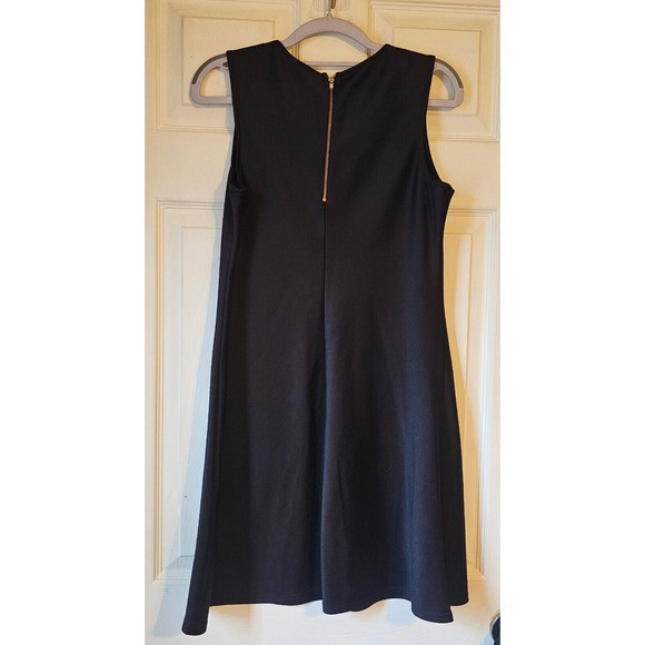 Nic and Nash Sz Med Classy Little Black Dress with elegant gold zipper in back - Picture 2 of 8